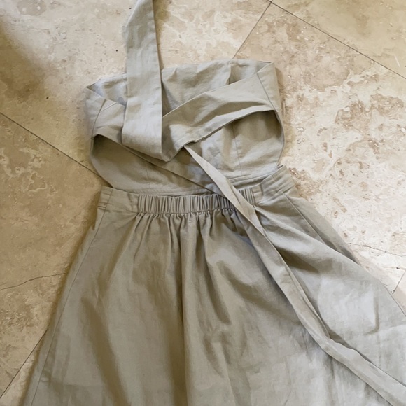 Urban outfitter beige color prom dress a6 - Picture 10 of 12